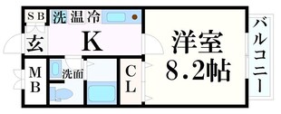 ダイドーメゾン神戸元町の物件間取画像